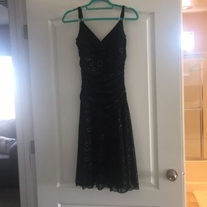 Black cocktail dress